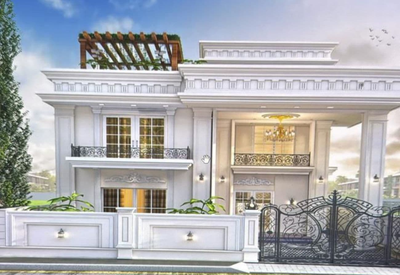 Modern house exterior